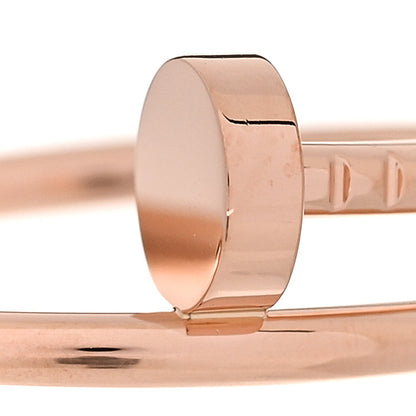 Cartier 18K Pink Gold Small Juste Un Clou Ring 56 7.5 4 of 6