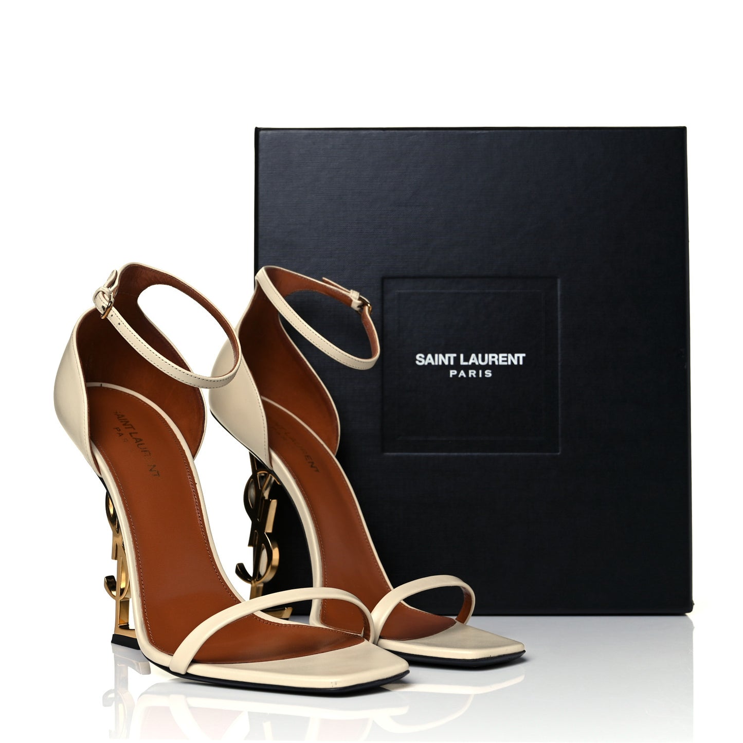Calfskin Opyum Sandals 42 Real Beige