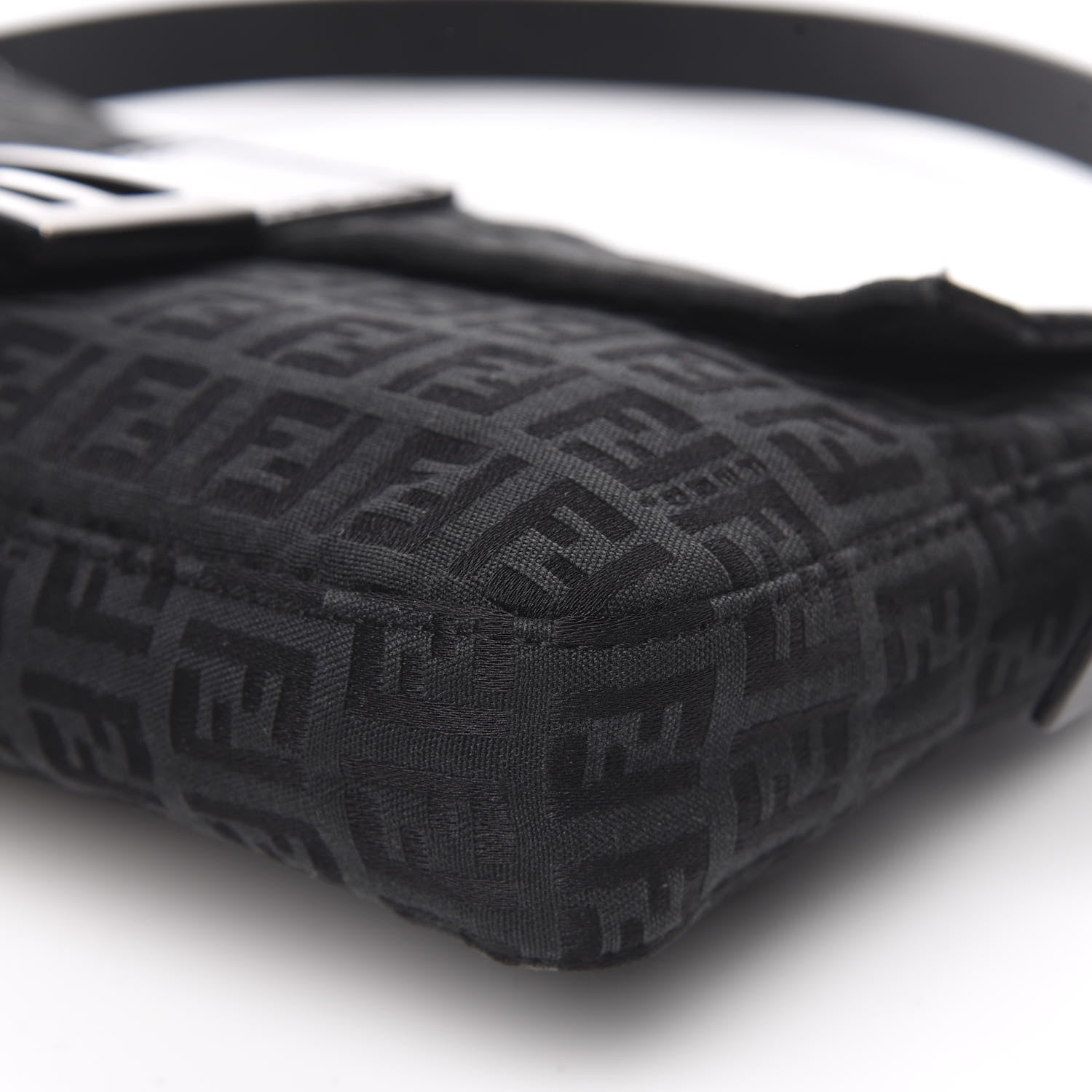 Fendi Zucchino Baguette Black 8 of 11