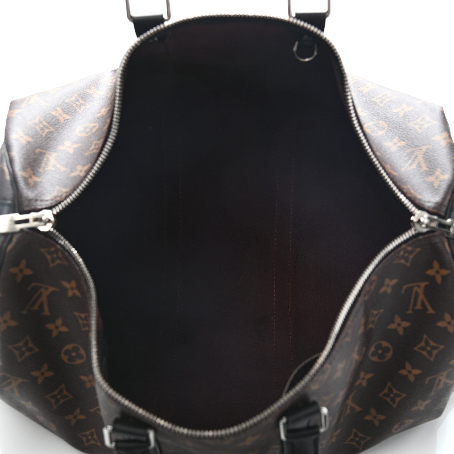 Louis Vuitton Monogram Macassar Keepall Bandouliere 45 5 of 19
