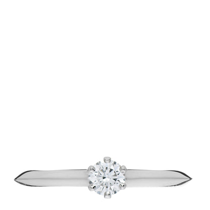 Tiffany Platinum Diamond .22ct Solitaire Engagement Ring 52 6 1 of 4