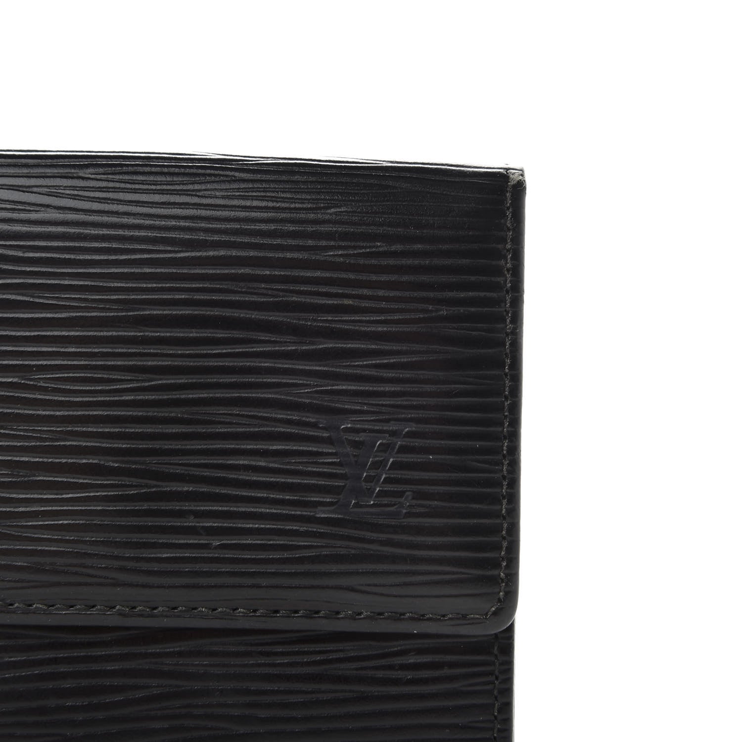 Louis Vuitton Epi Elise Wallet Black 8 of 8
