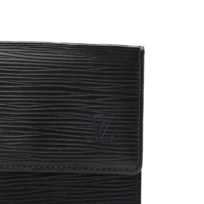 Louis Vuitton Epi Elise Wallet Black 8 of 8