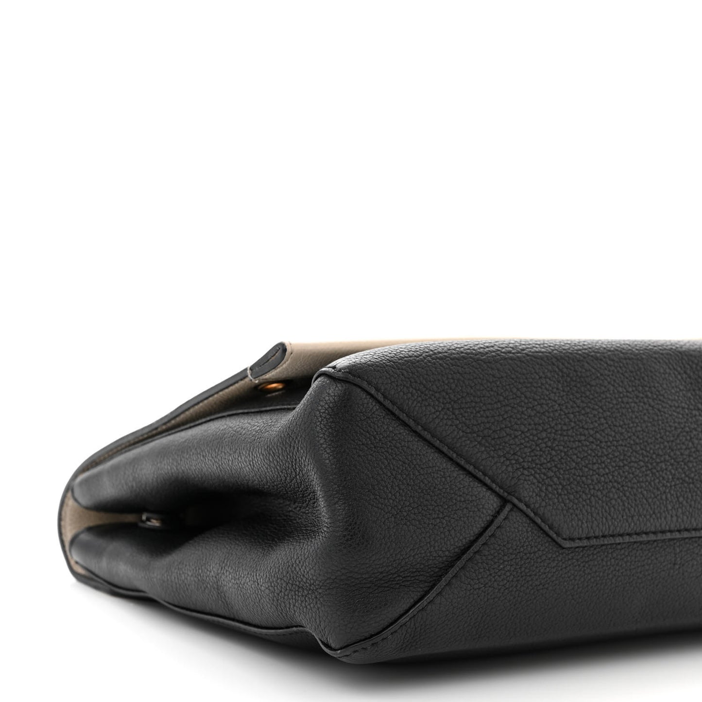 Calfskin Mechanical Flowers Lockme II Black Vanille
