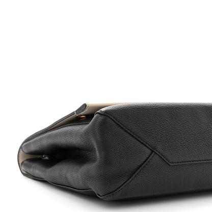 Louis Vuitton Calfskin Mechanical Flowers Lockme II Black Vanille 8 of 12