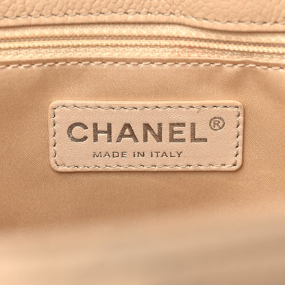 Chanel Caviar Quilted Grand Shopping Tote GST Beige Clair 6 of 9
