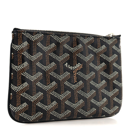 Goyard Goyardine Mini Senat Pochette Black Gold 3 of 7
