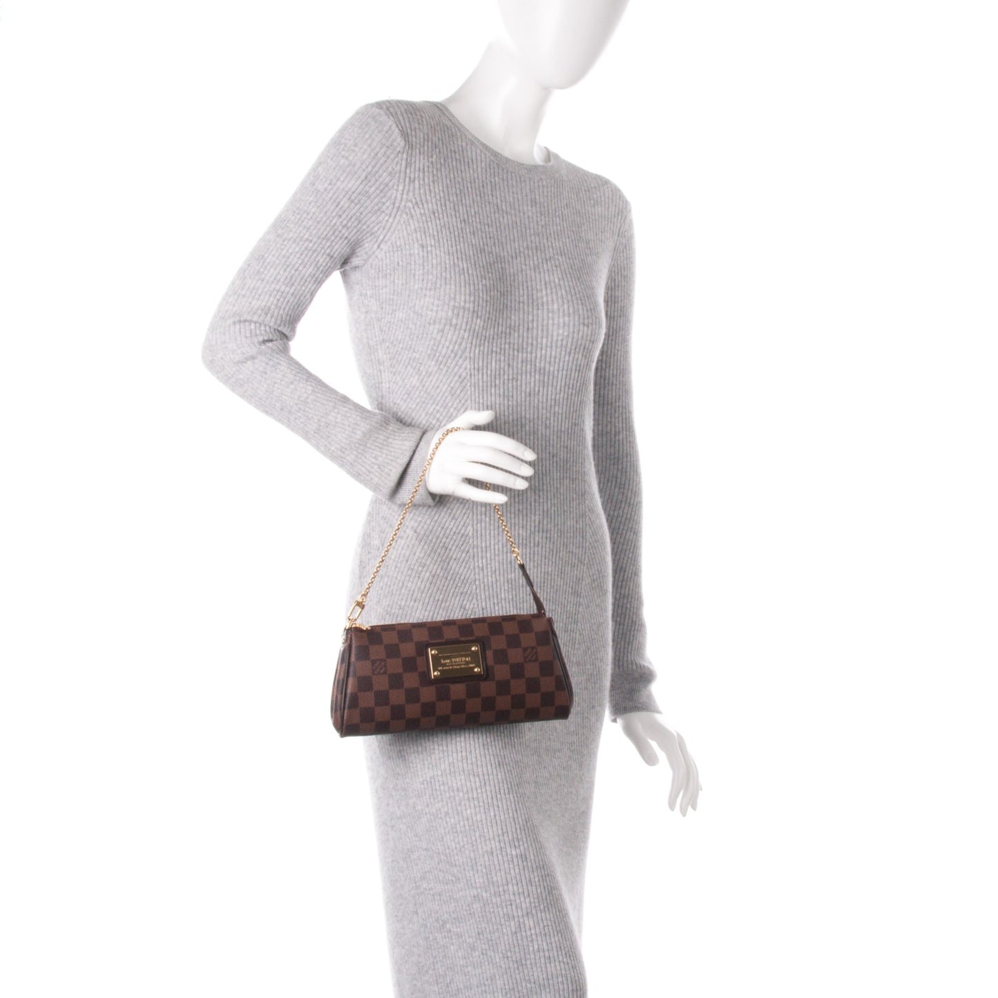 Damier Ebene Eva Clutch