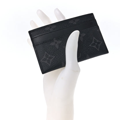 Louis Vuitton Monogram Eclipse Porte-Cartes Double Card Holder 2 of 10