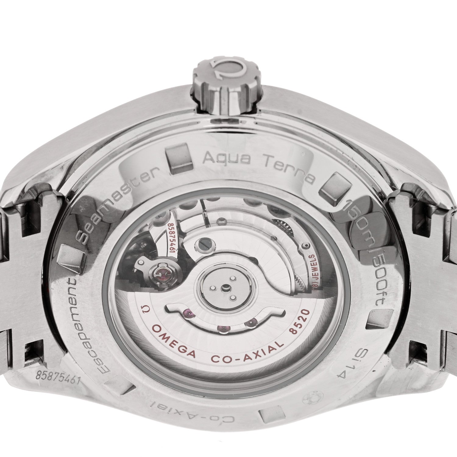 Omega Stainless Steel Diamond Mother of Pearl 34mm Seamaster Aqua Terra Co-Axial Chronometer Automatic Watch 231.10.34.20.55.001 4 of 4