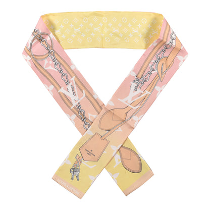 Louis Vuitton Silk Monogram Gradient By The Pool Bandeau Pink 1 of 3