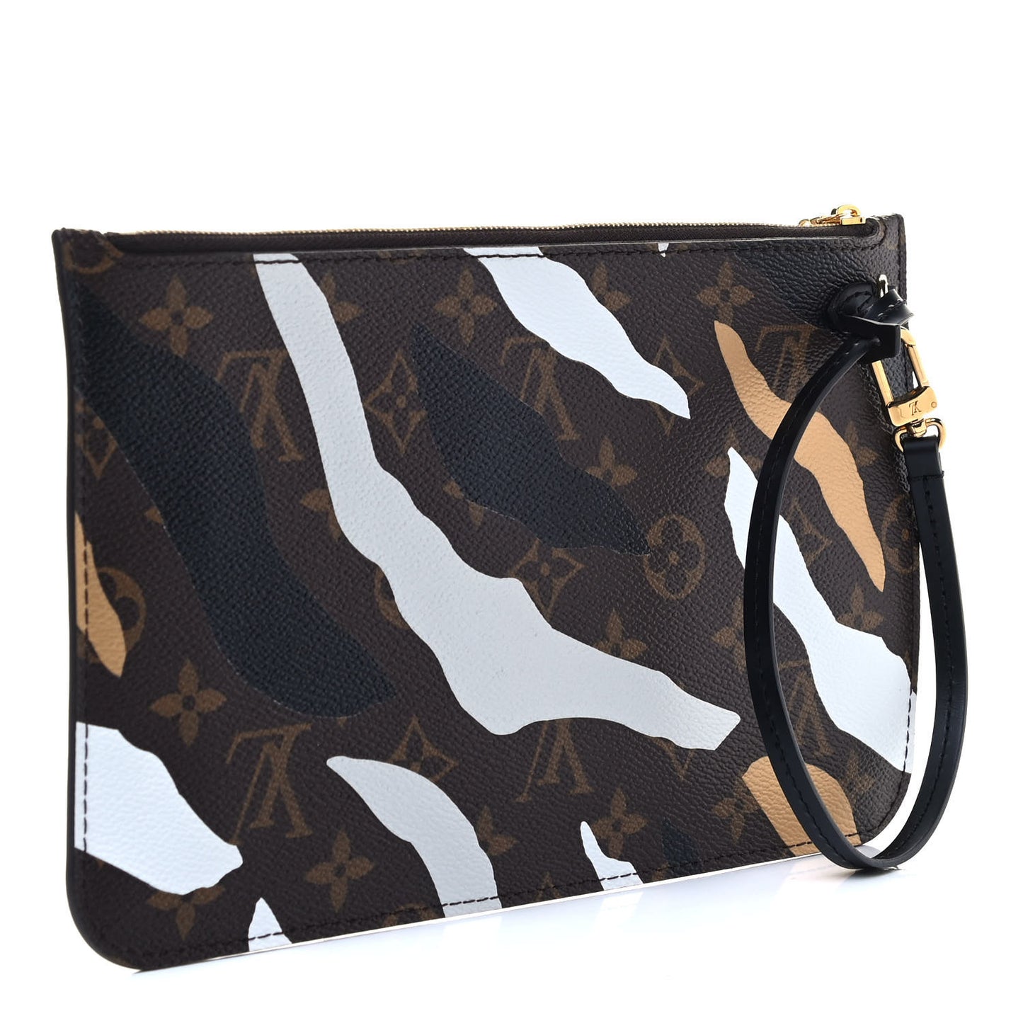 X LOL Monogram Neverfull MM GM Pochette Gold Silver