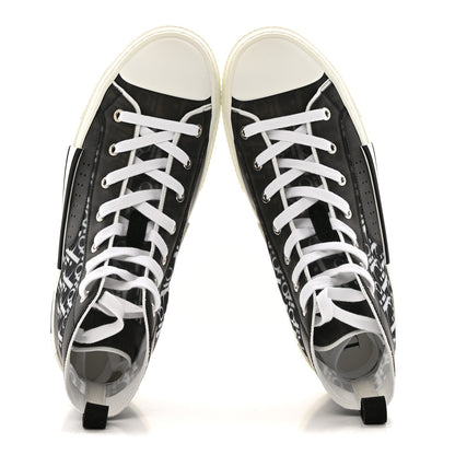 Christian Dior Technical Canvas Oblique Mens B23 High Top 43 Black 2 of 10