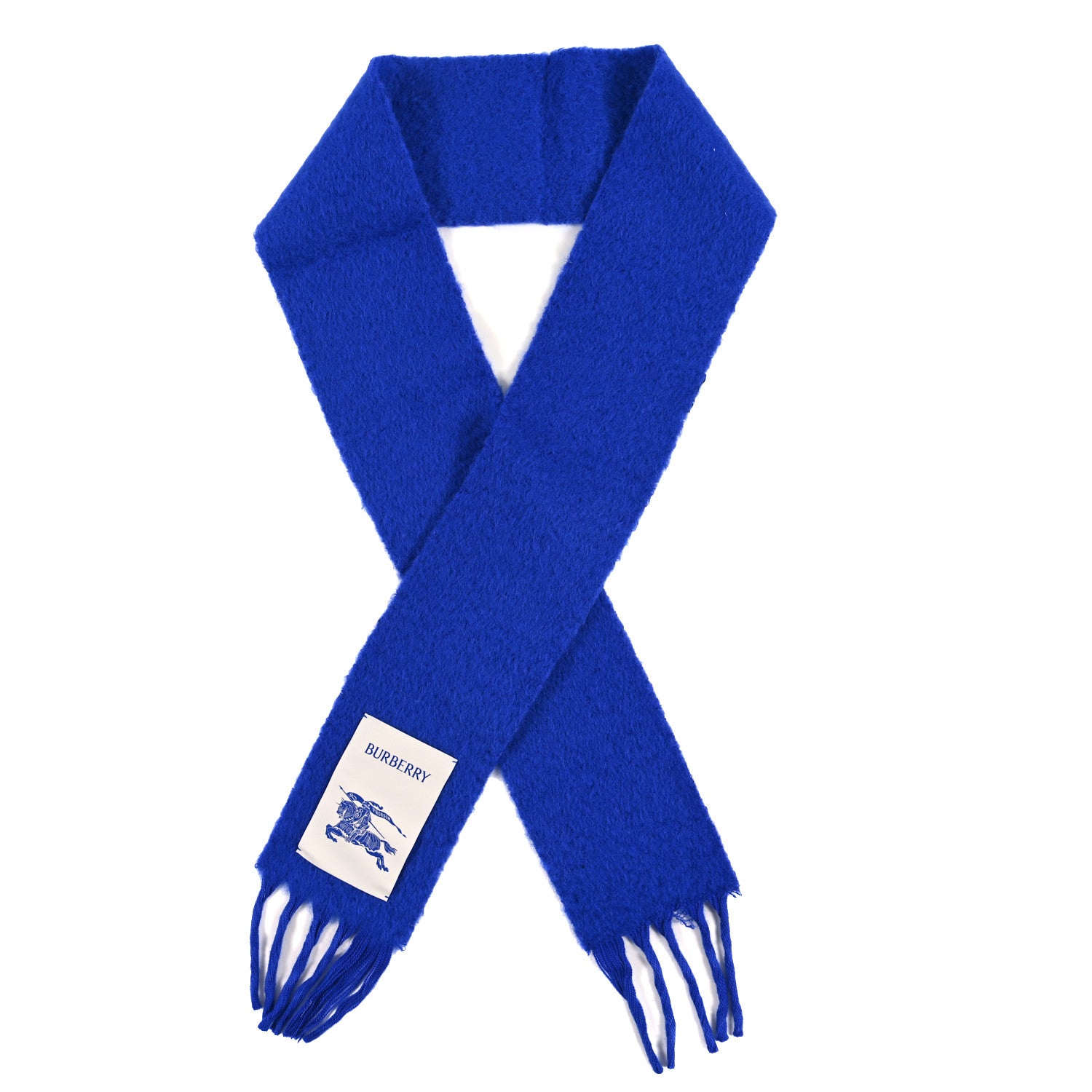 Burberry Fringe Scarf Blue 1 of 3