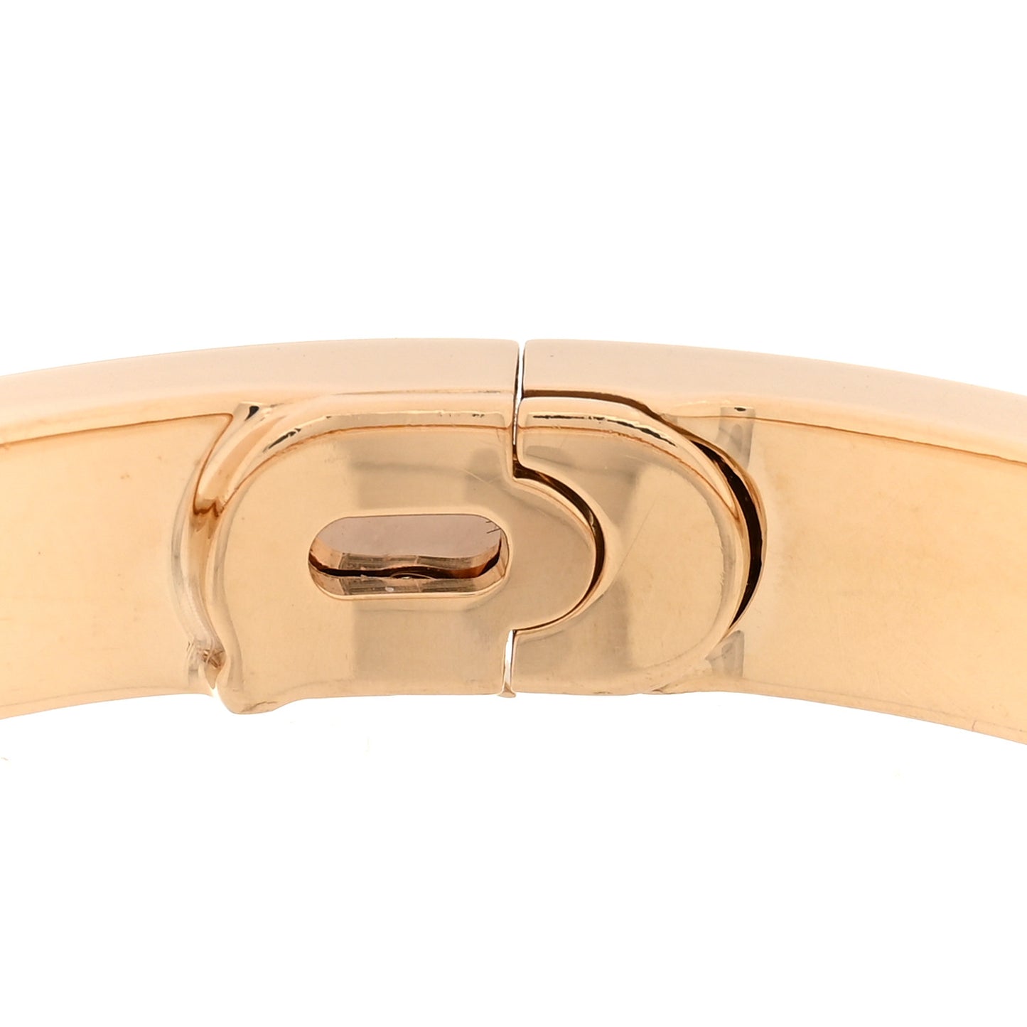 18K Yellow Gold Diamond LOVE Paved Bracelet 17