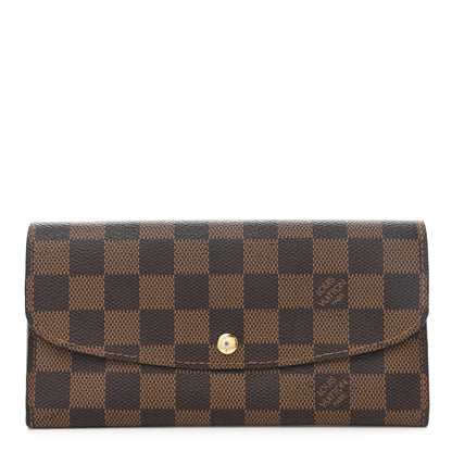 Louis Vuitton Damier Ebene Emilie Wallet 1 of 7