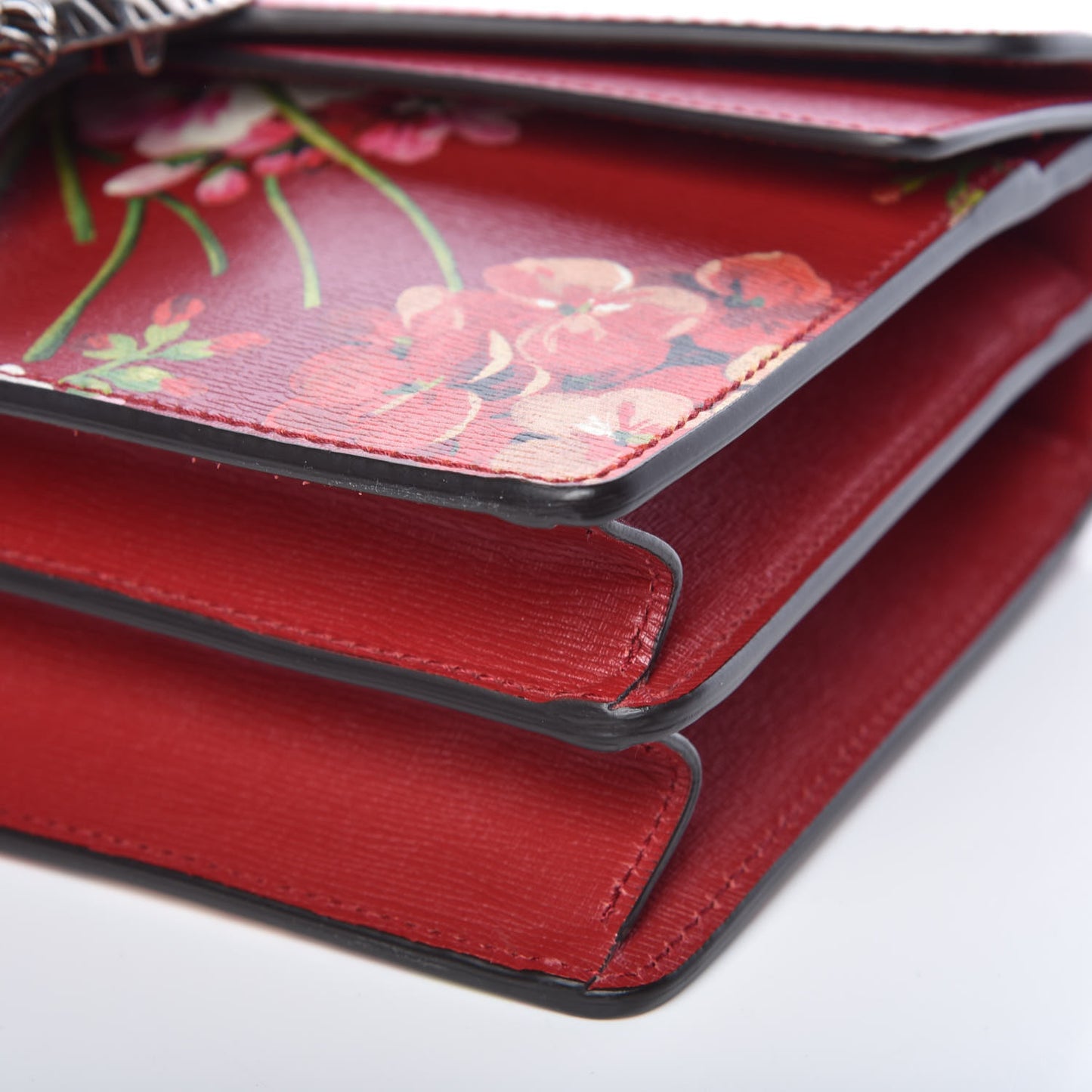Calfskin Blooms Print Small Dionysus Shoulder Bag Romantic Cherry Multicolor