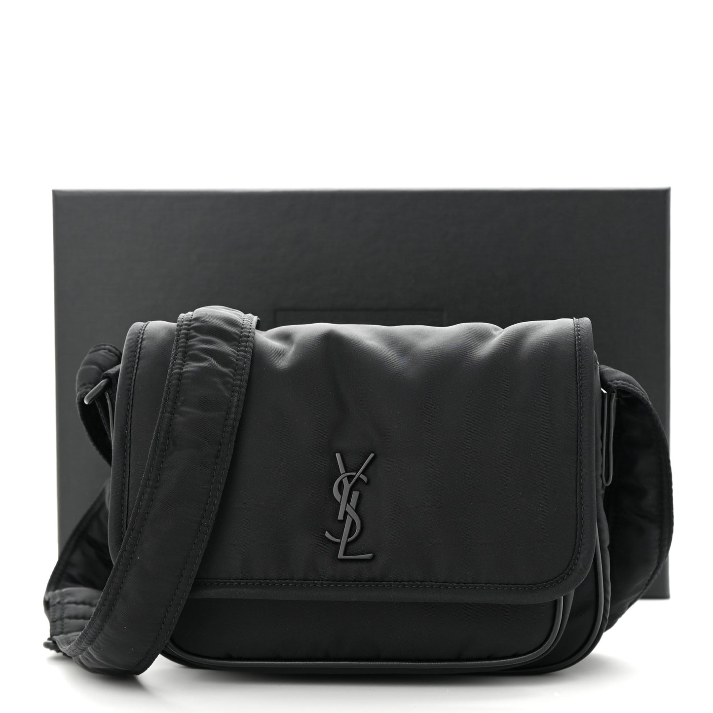 Econyl Nylon Small Niki Messenger Black