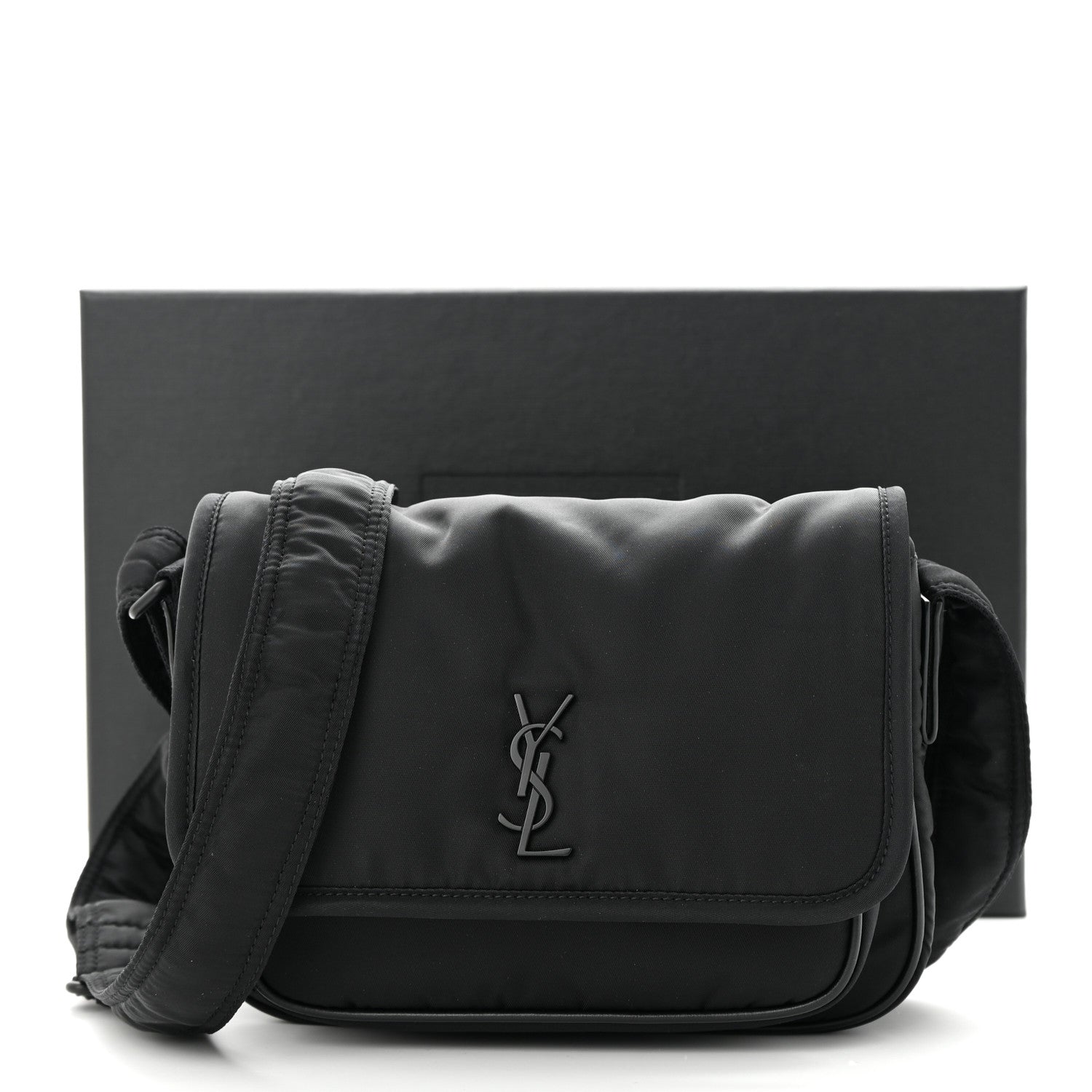 Saint Laurent Econyl Nylon Small Niki Messenger Black 11 of 11