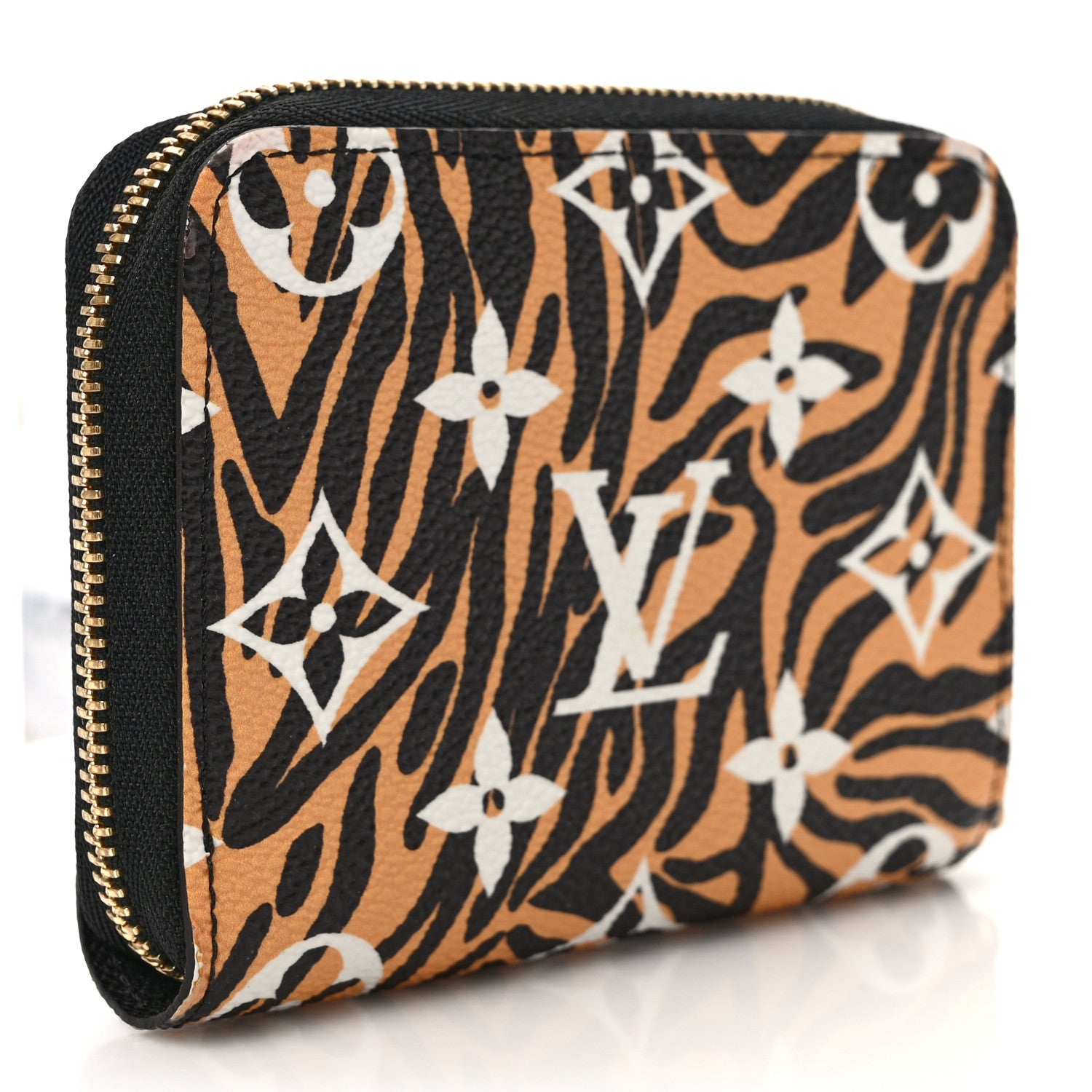 Louis Vuitton Monogram Giant Jungle Zippy Coin Purse Black 3 of 6