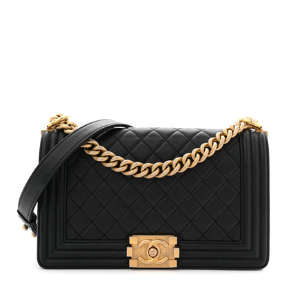 Chanel Caviar Quilted Medium Boy Flap Black 1 of 11