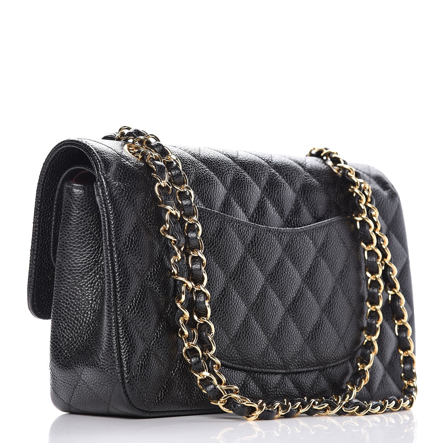 Chanel Caviar Quilted Medium Double Flap Black 3 of 9