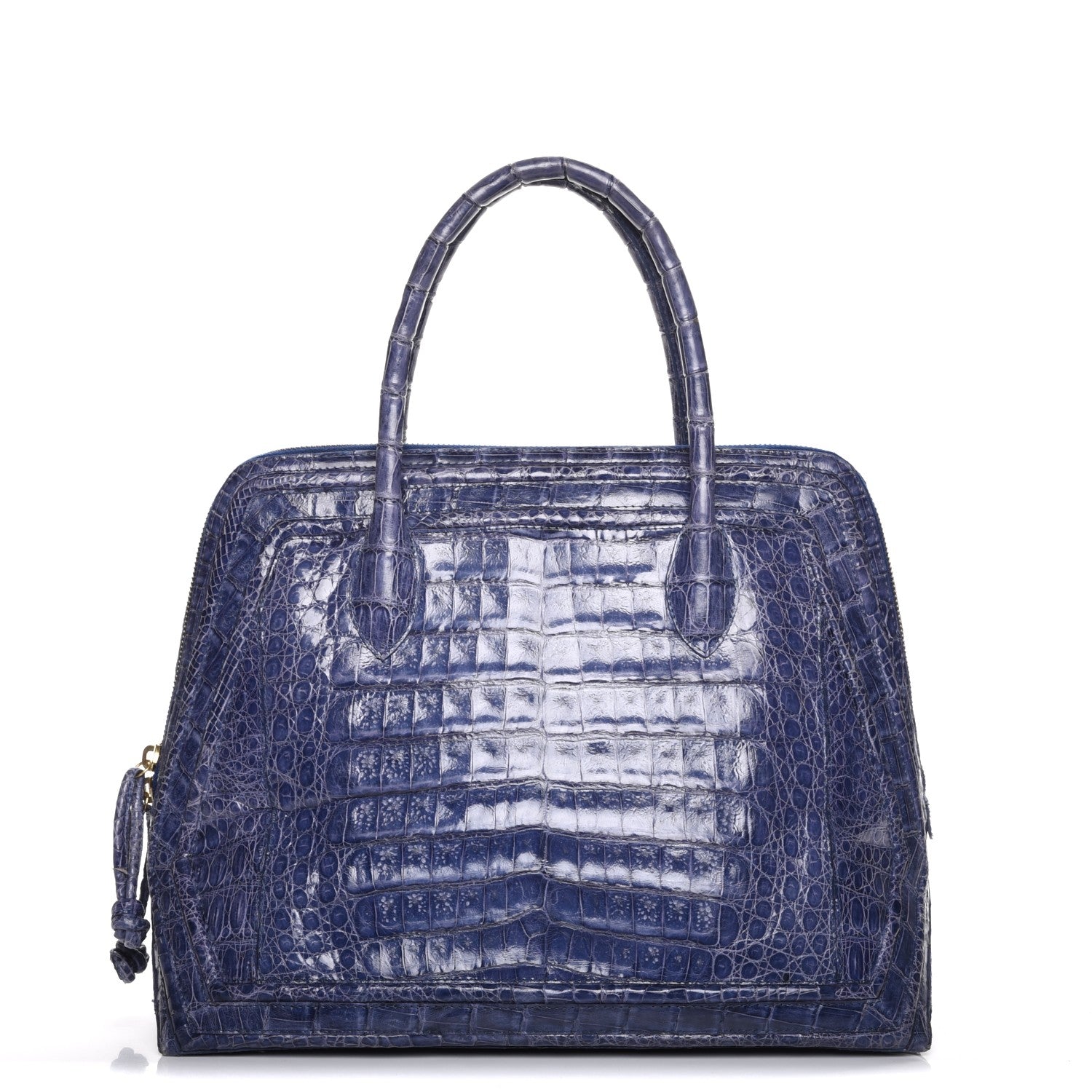 Nancy Gonzalez Crocodile Tote Purple 1 of 6