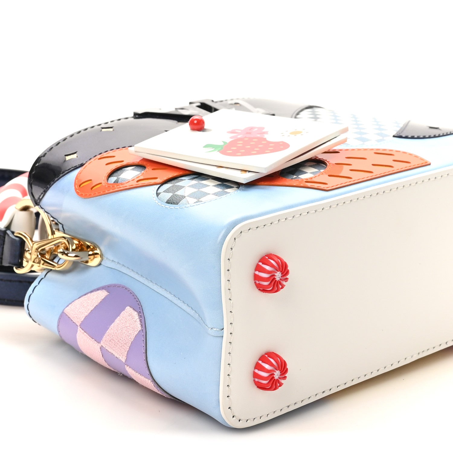 Louis Vuitton LV X ZIPING WANG Calfskin Patchwork Mini Artycapucines Multicolor 10 of 11