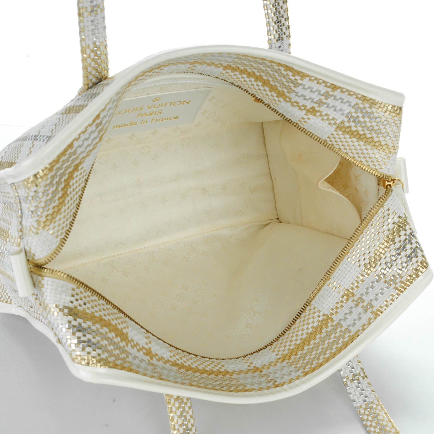 Louis Vuitton Braided Street Shopper PM Gold 5 of 9