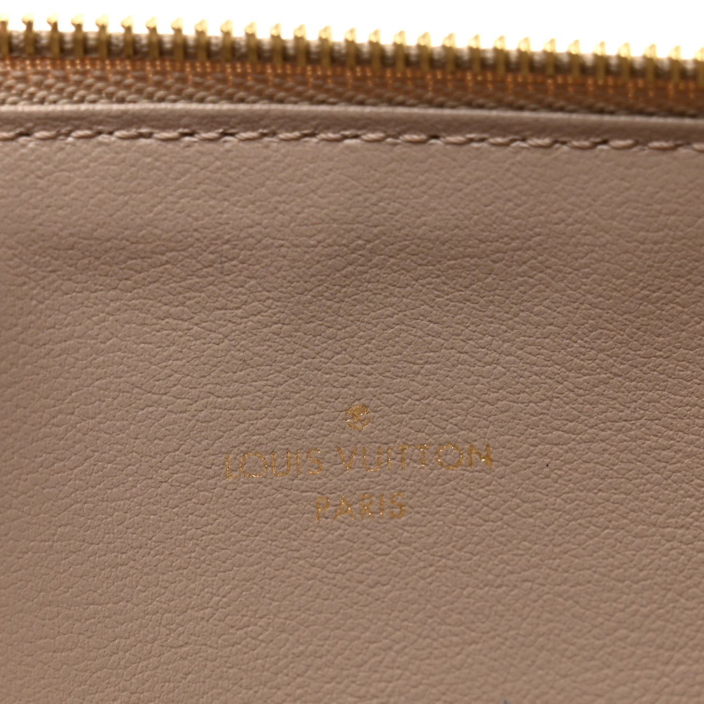 Epi Felicie Chain Wallet Zippered Insert Galet