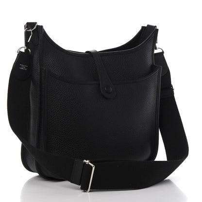 Hermes Taurillon Clemence Evelyne III PM Black 3 of 10