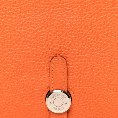 Hermes Togo Dogon Duo Wallet Orange 12 of 16
