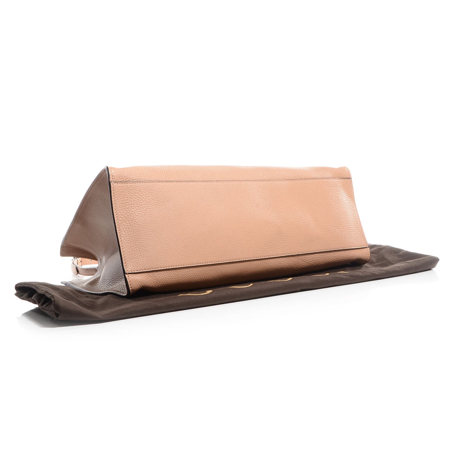 Gucci Calfskin Medium Bamboo Daily Shopper Camelia 4 of 7