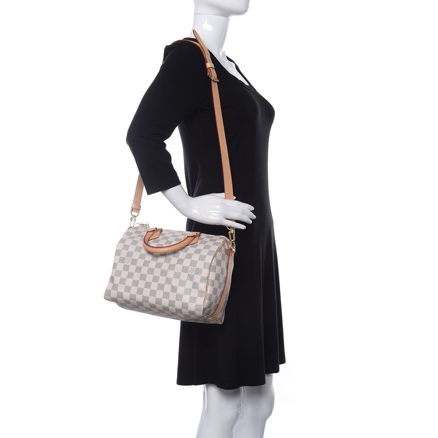 Damier Azur Speedy Bandouliere 25