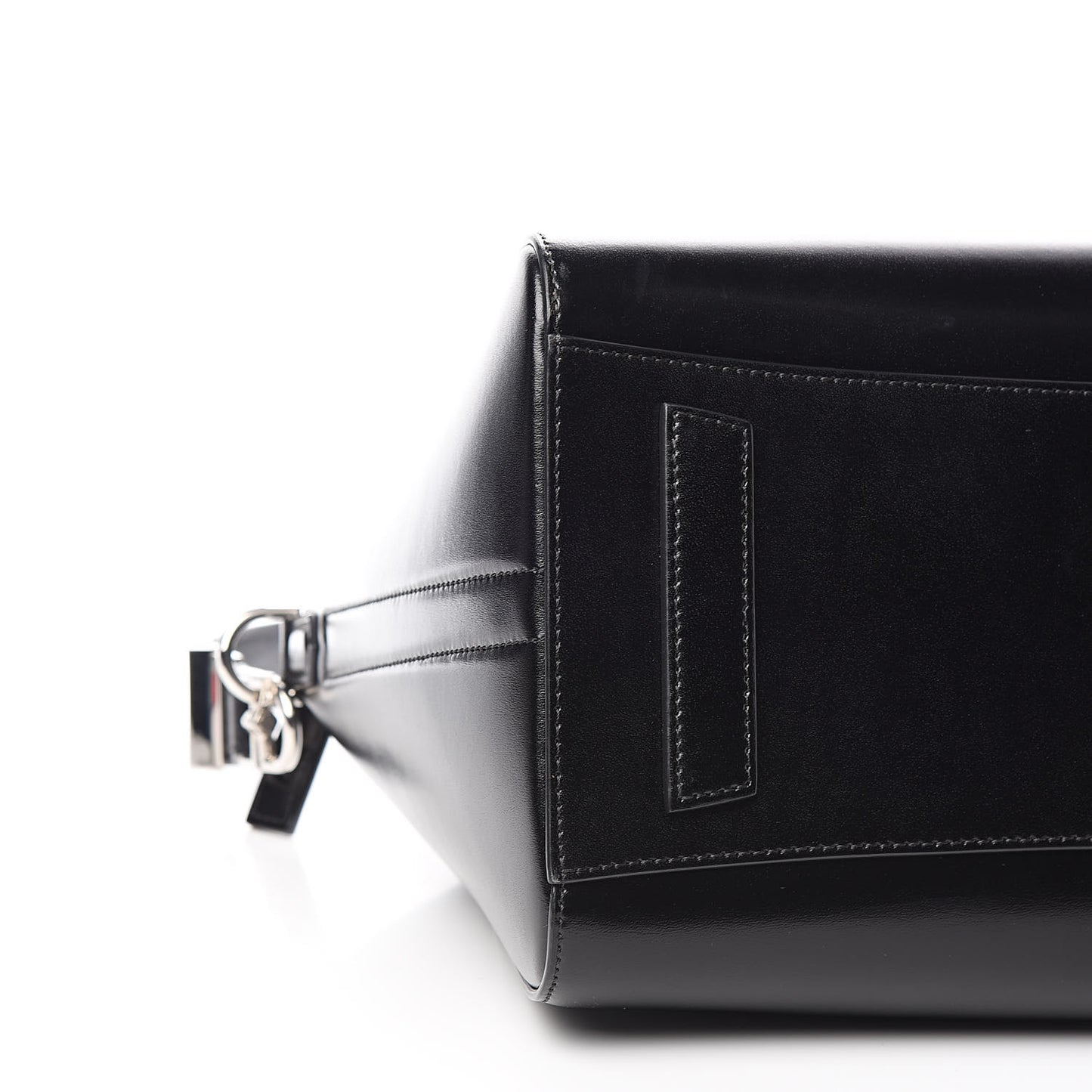 Shiny Lord Calfskin Medium Antigona Black