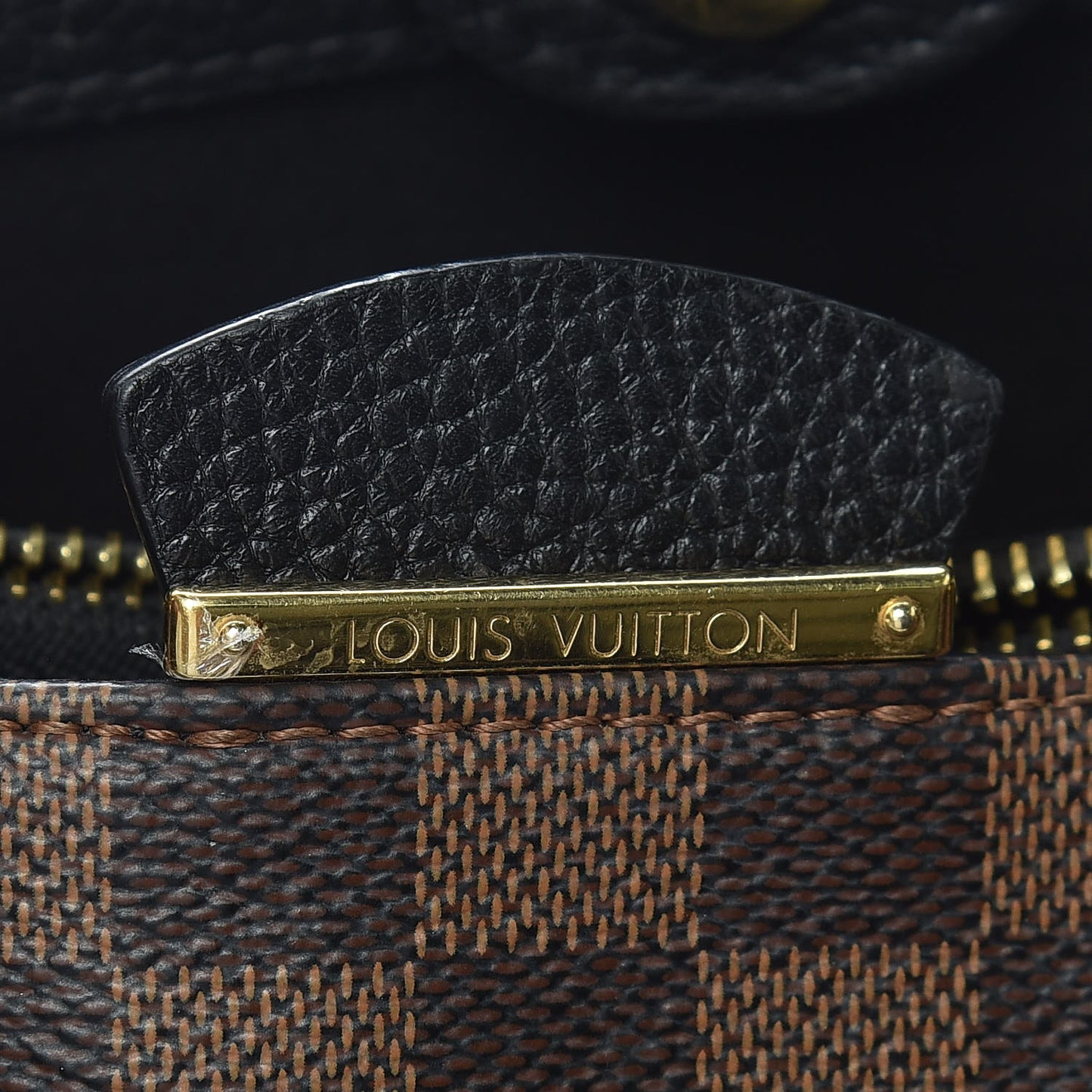 Damier Ebene Cuir Taurillon Brittany Black