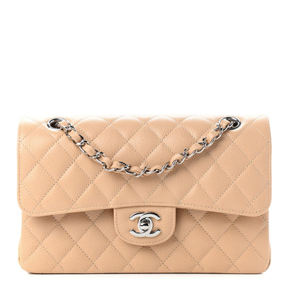 Chanel Caviar Quilted Small Double Flap Beige 1 of 9