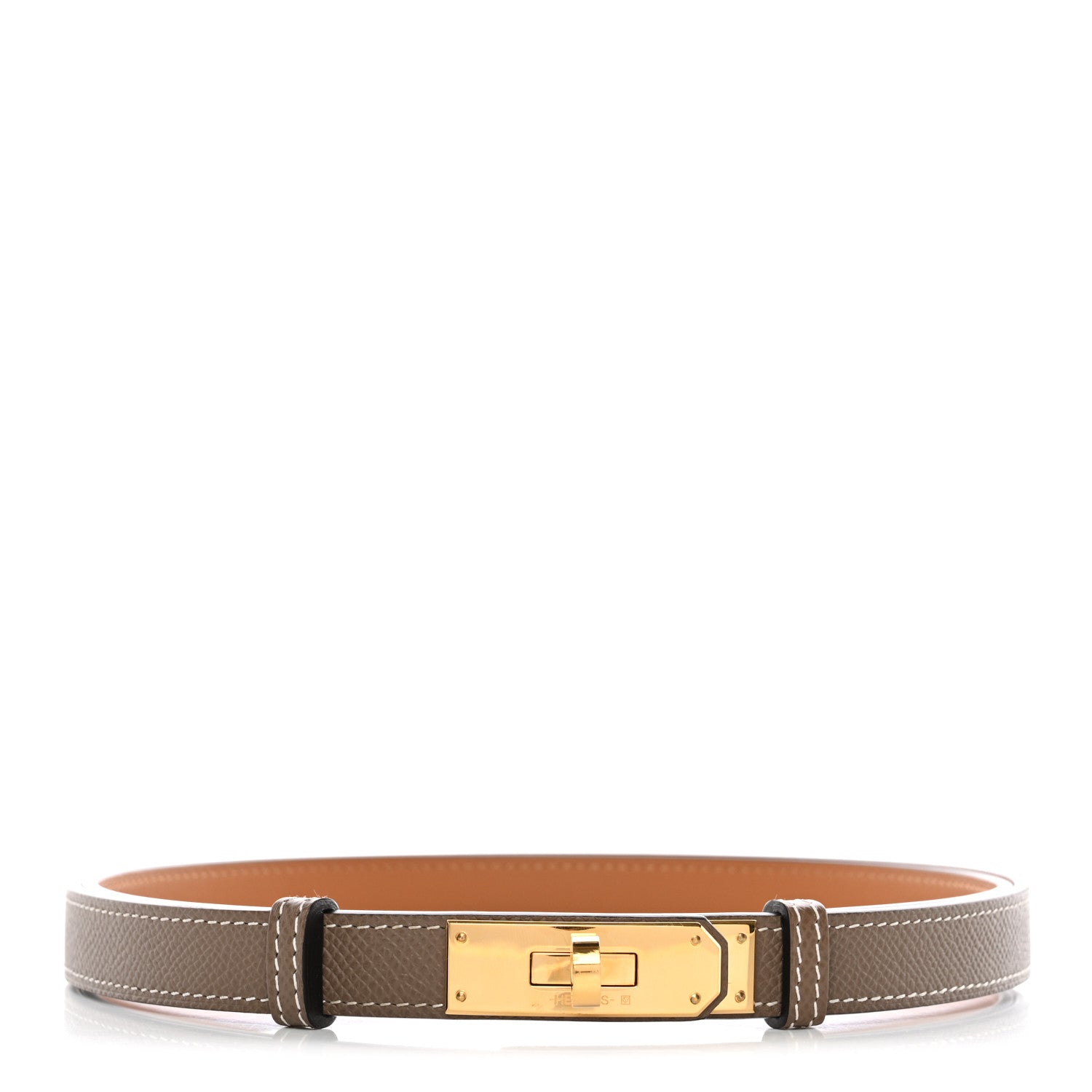 Hermes Epsom Kelly Belt Etoupe 1 of 4