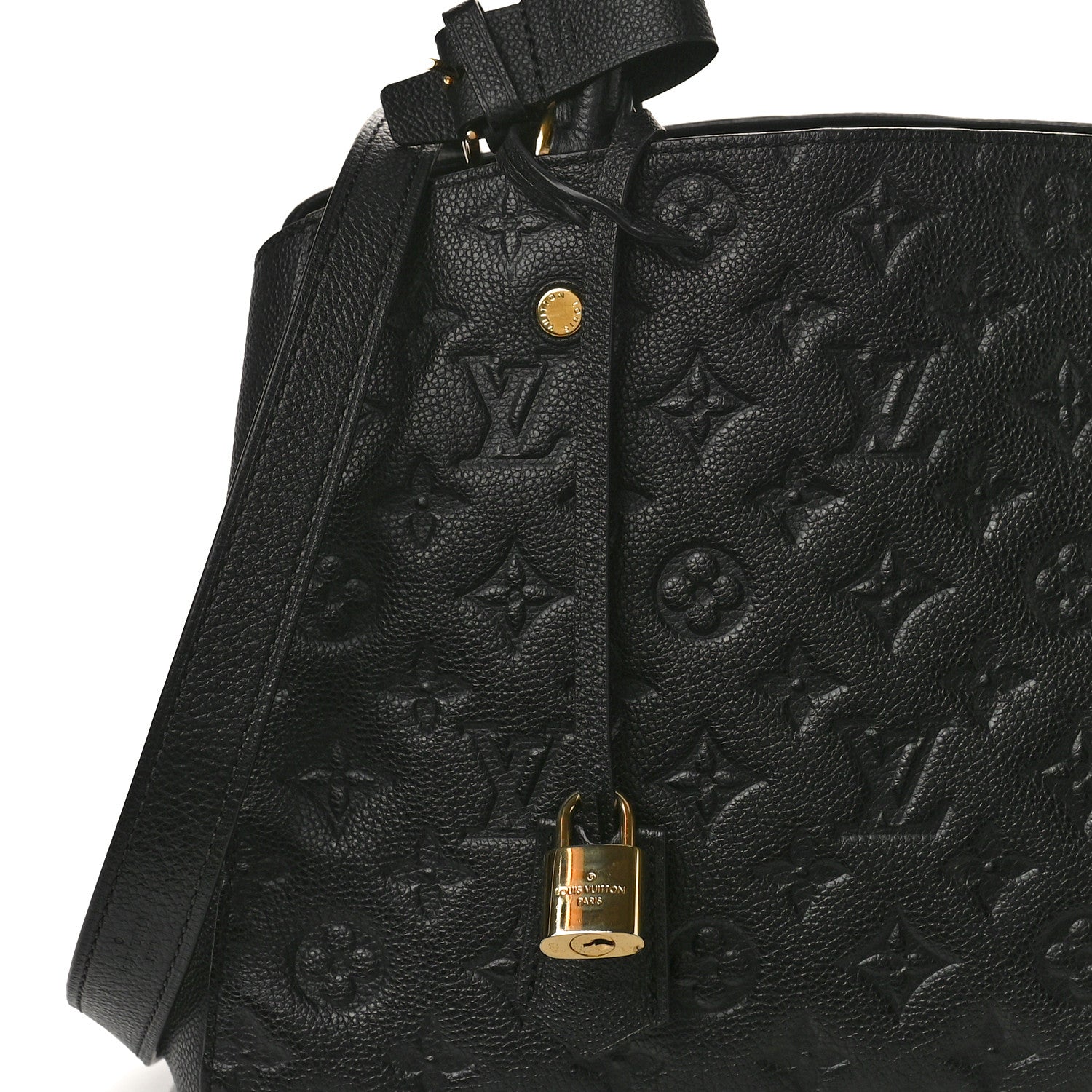 Louis Vuitton Empreinte Montaigne MM Black 7 of 9
