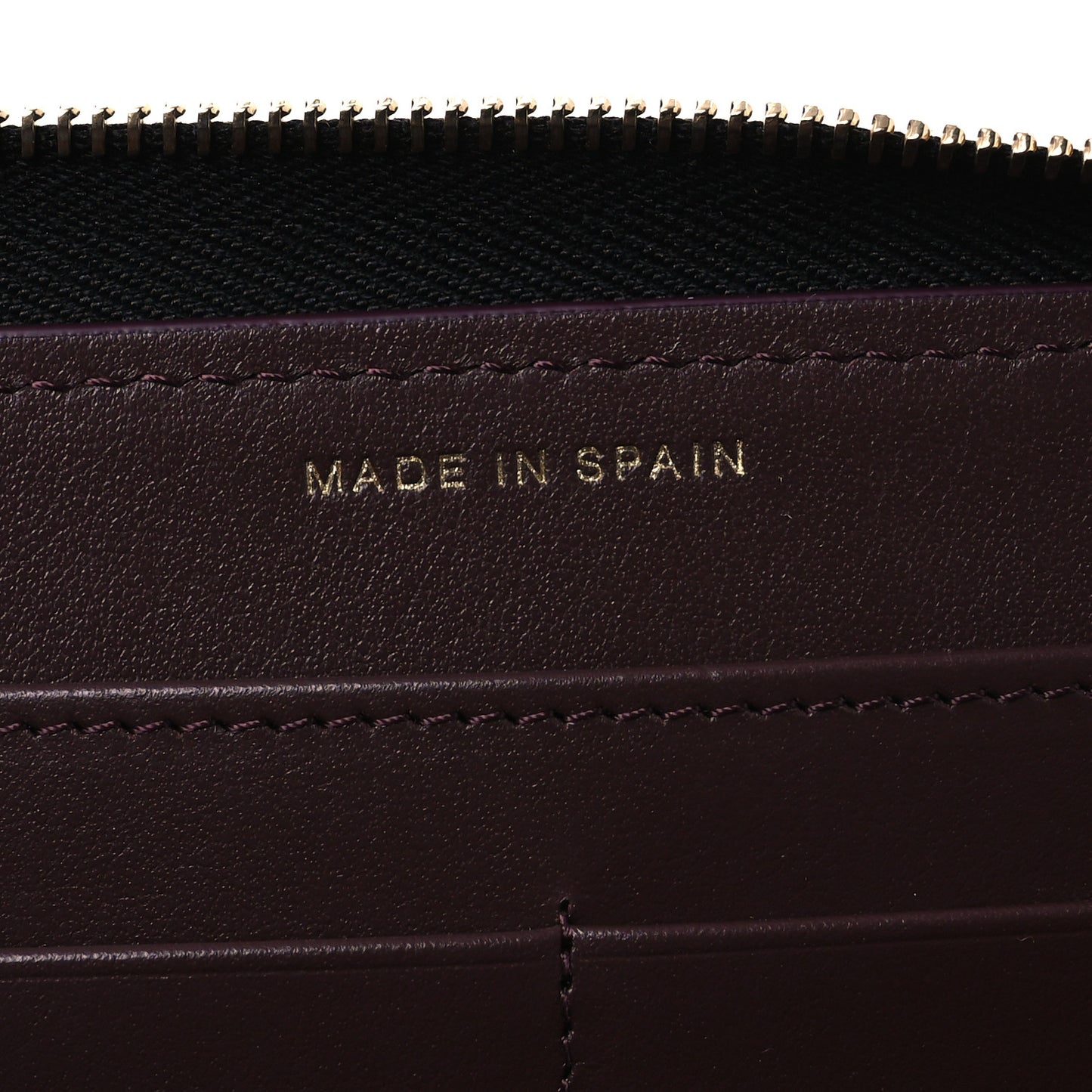 Caviar Quilted Large Gusset Zip Around Wallet Black