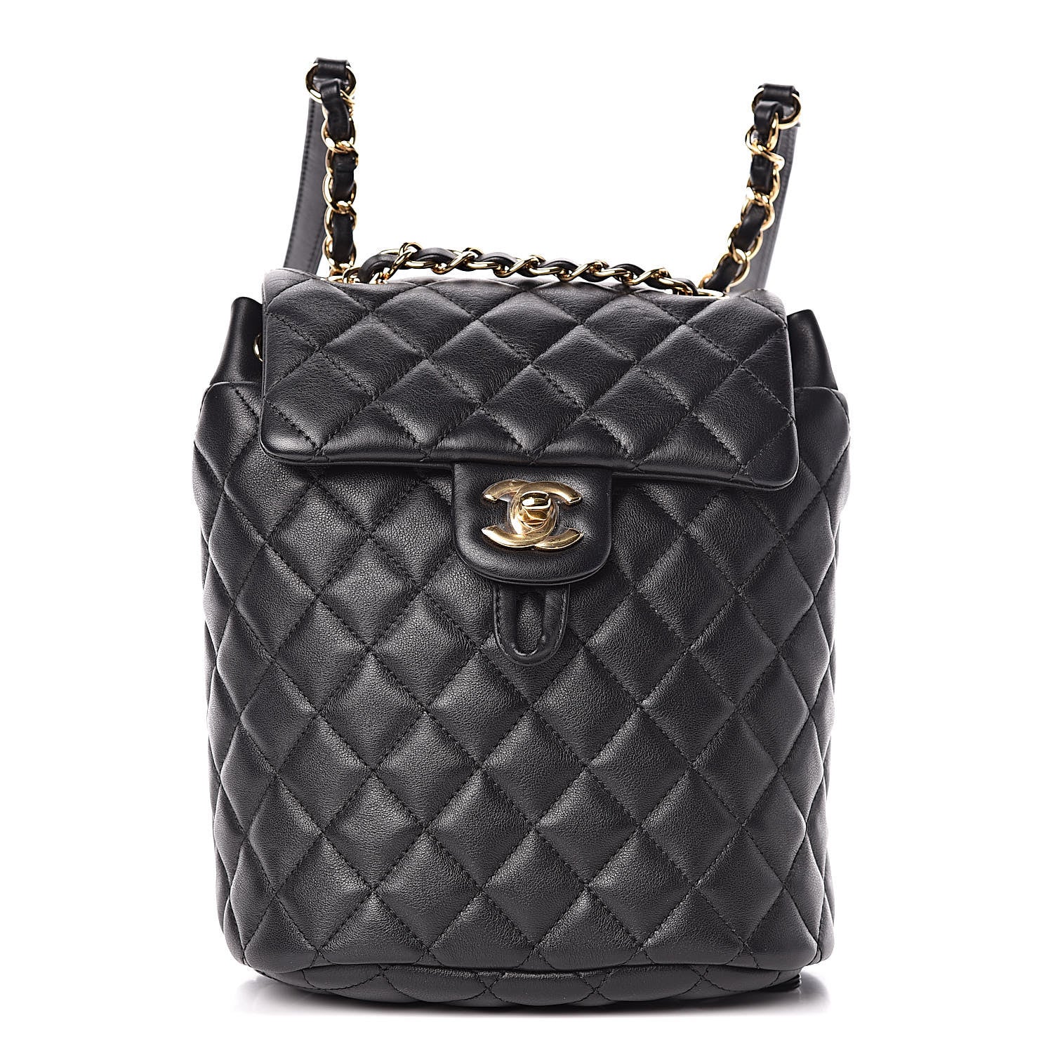 Chanel Lambskin Quilted Mini Urban Spirit Backpack Black 1 of 11