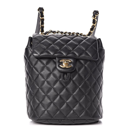 Chanel Lambskin Quilted Mini Urban Spirit Backpack Black 1 of 11