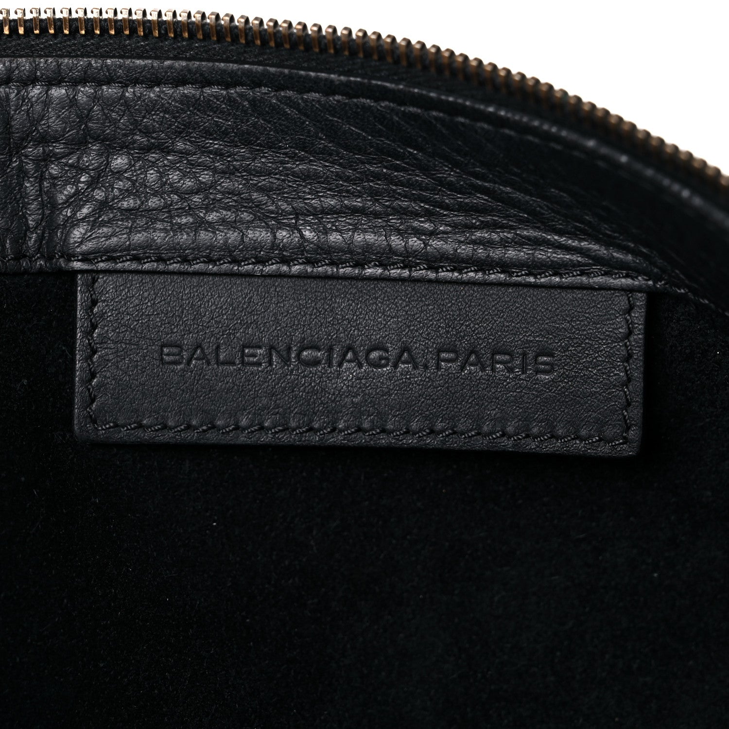 Balenciaga BALENCIAG Veau Papier Classic Silver Hardware Clutch Black 6 of 19