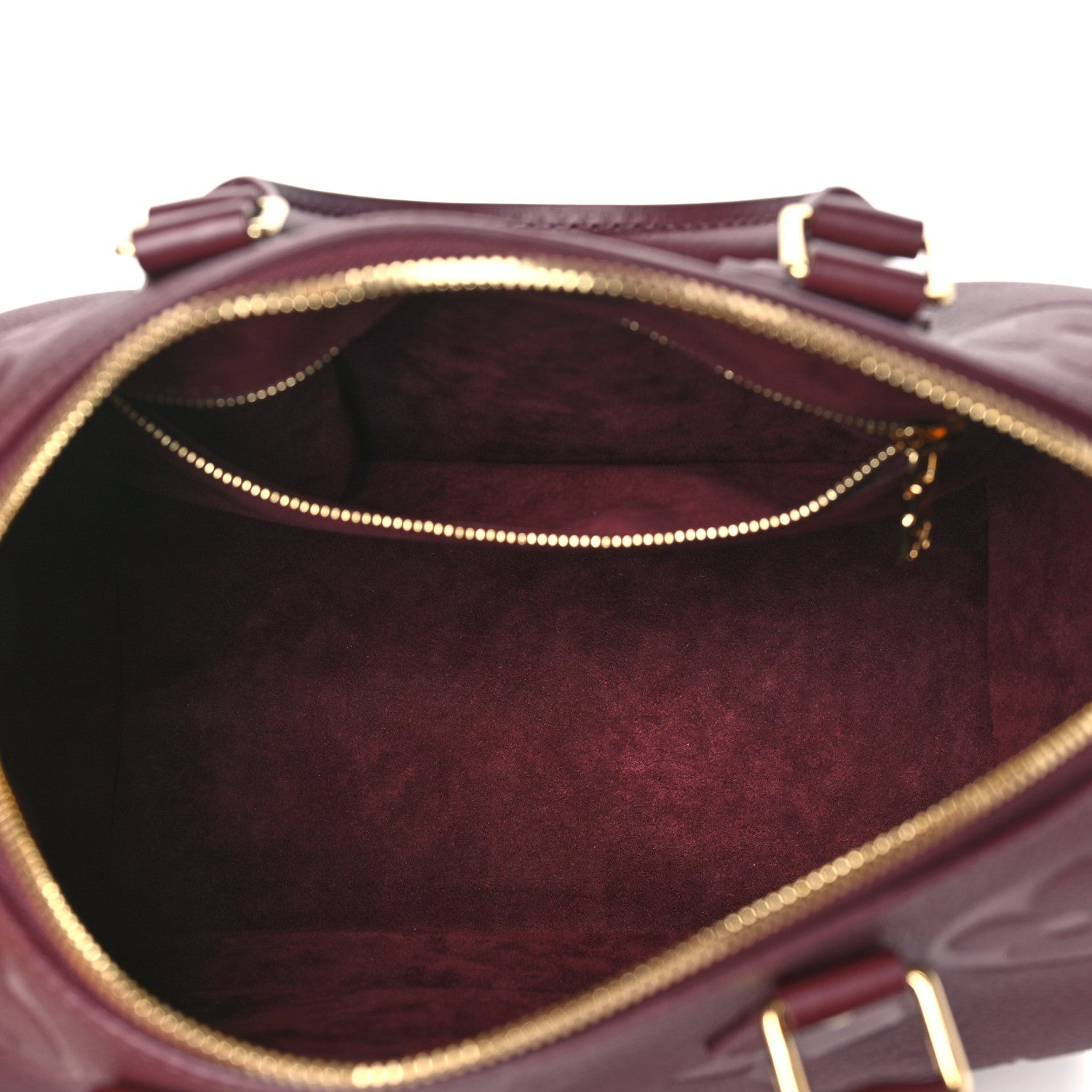 Louis Vuitton Empreinte Monogram Giant Speedy Bandouliere 25 Wine 5 of 9