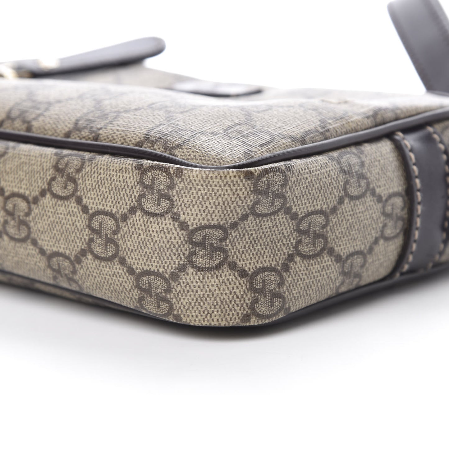 GG Plus Monogram Small Shoulder Bag Dark Brown