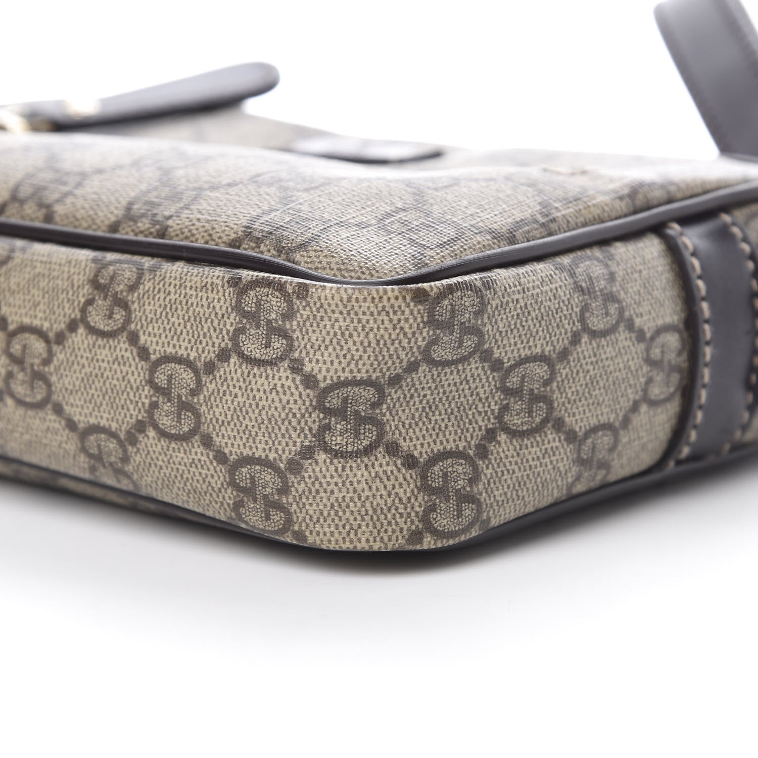Gucci GG Plus Monogram Small Shoulder Bag Dark Brown 10 of 12