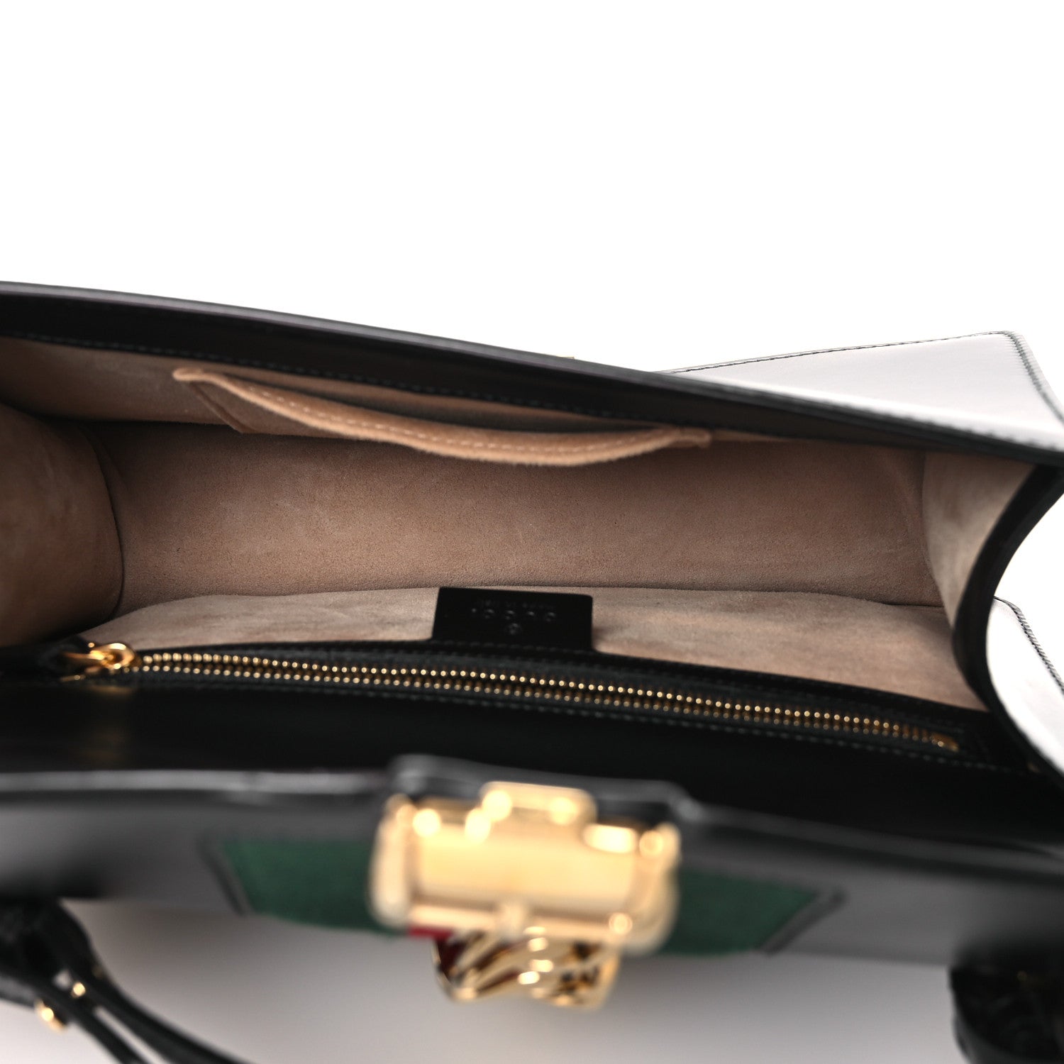 Gucci Calfskin Small Sylvie Shoulder Bag Black 5 of 11