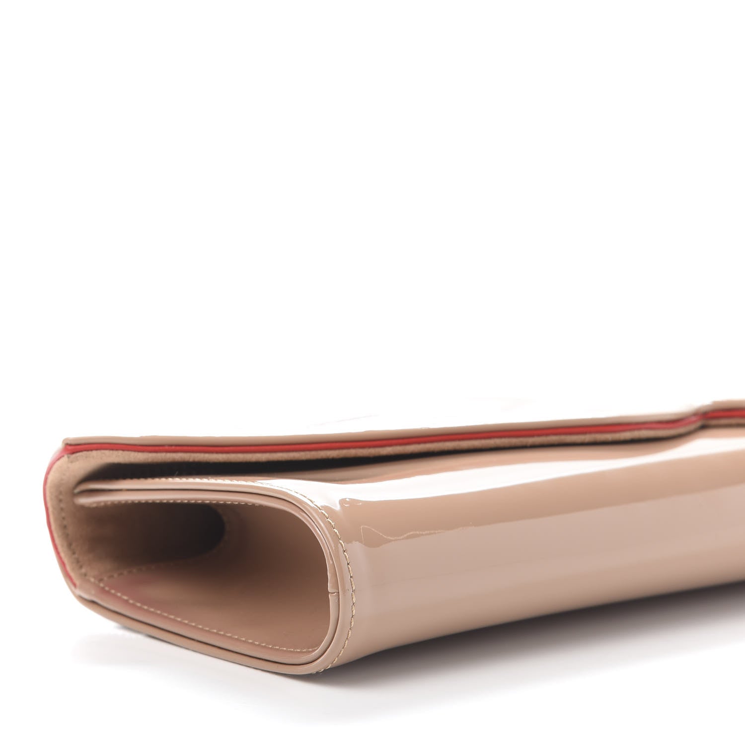 Christian Louboutin Patent So Kate Baguette Clutch Nude 7 of 11