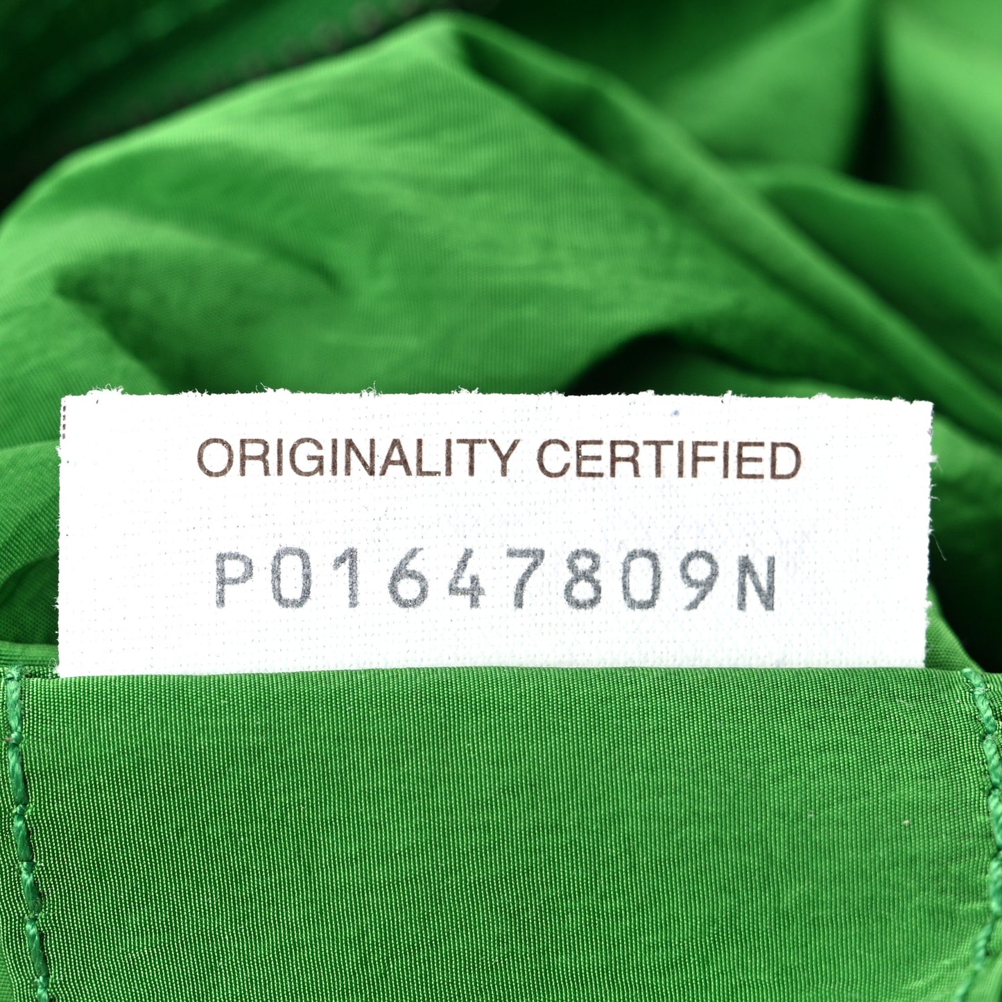 Econyl Jacquard Nylon Woven Pattern Garment Bag Green