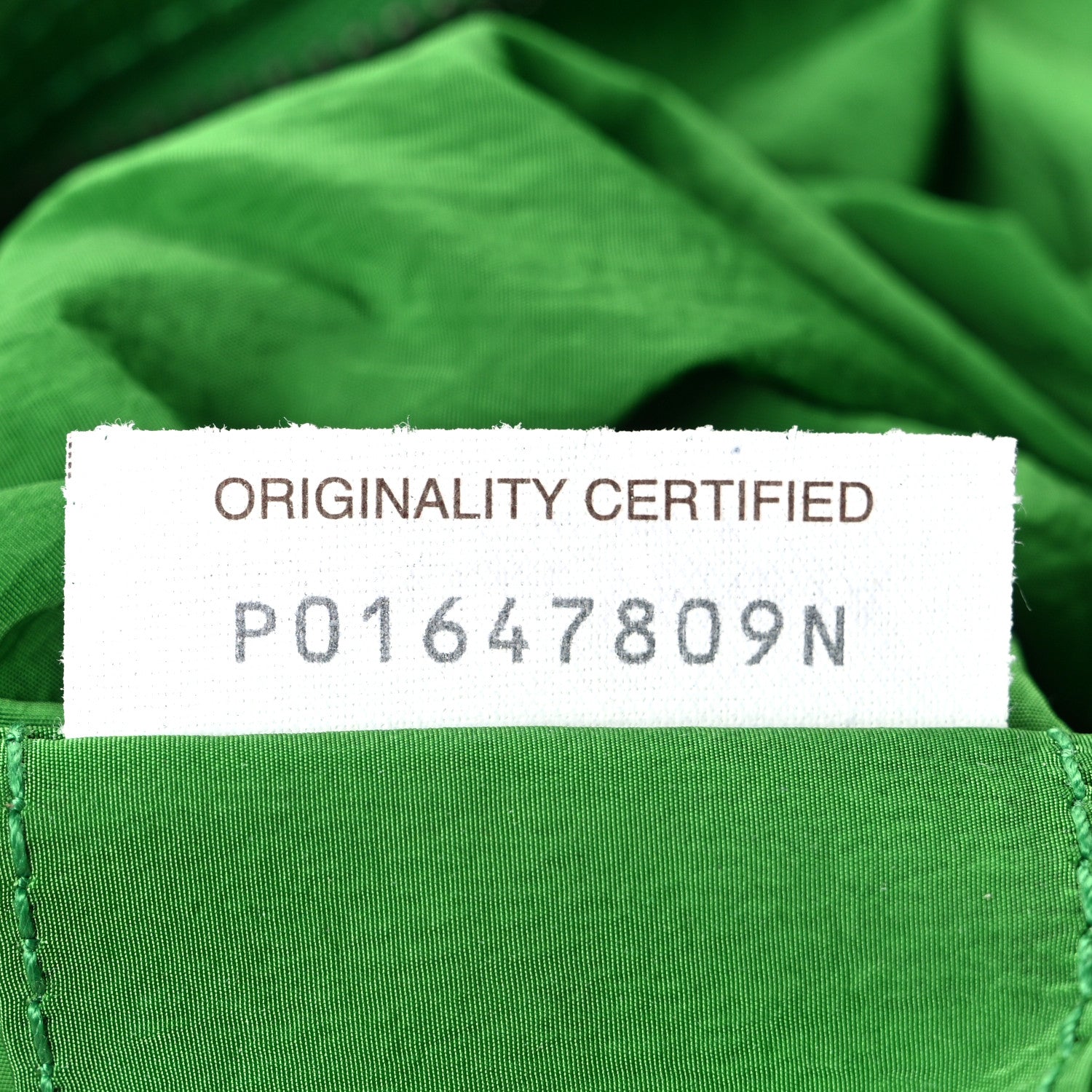 Bottega Veneta Econyl Jacquard Nylon Woven Pattern Garment Bag Green 7 of 10
